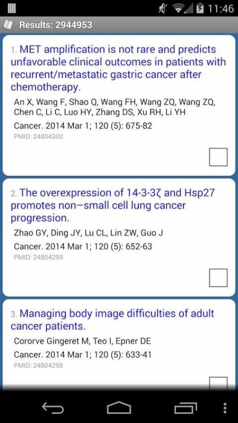PubMed Mobile screenshot 6