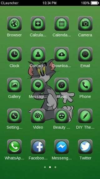 Tom and Jerry Clauncher Theme screenshot 2