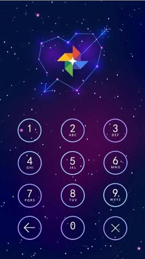 AppLock Theme Galaxy screenshot 2