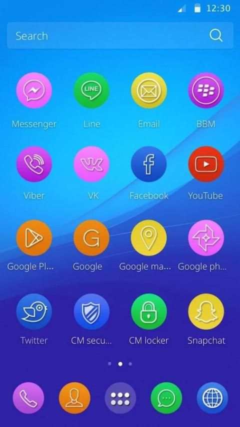 Tema untuk Sony M5 screenshot 3