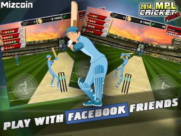 MPL Cricket Fever Game 2014 स्क्रीनशॉट 1
