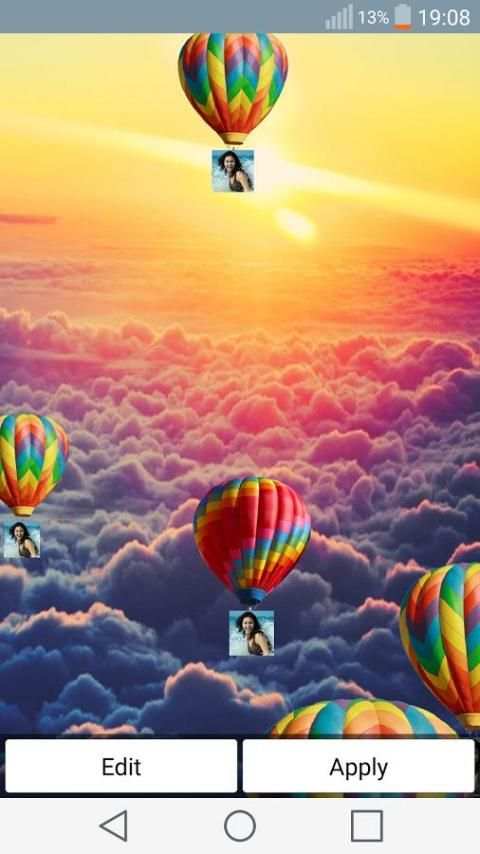 My Photo Hot Air Balloon LWP screenshot 3