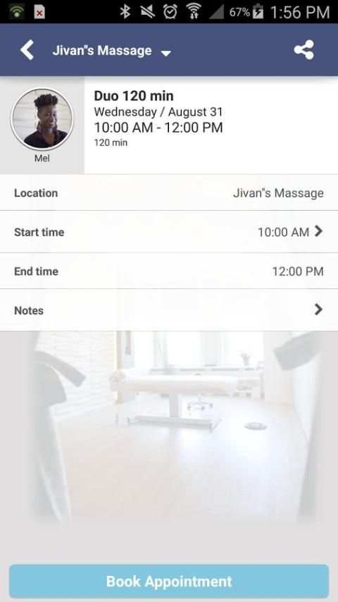 Jivan's Massage screenshot 5