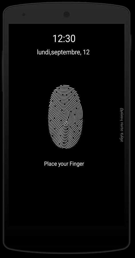 Fingerprint Lock Screen (joke) screenshot 2