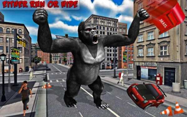 Angry Gorilla City Attack screenshot 1