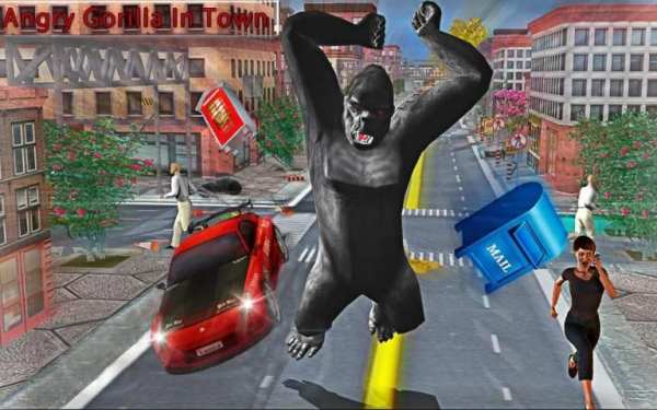 Angry Gorilla City Attack screenshot 2