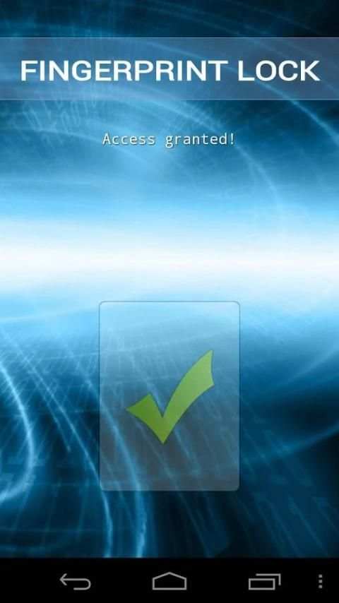 Fingerprint Lock screenshot 1