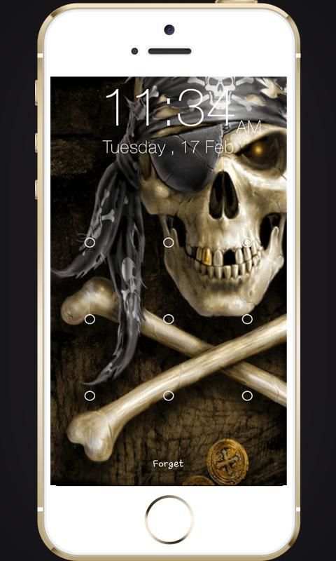Skull Pola Lock screenshot 1