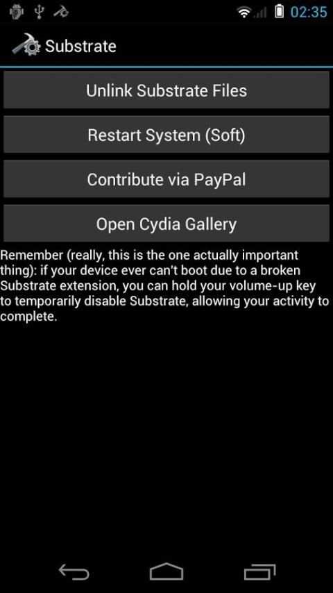 Cydia Substrate 2 تصوير الشاشة