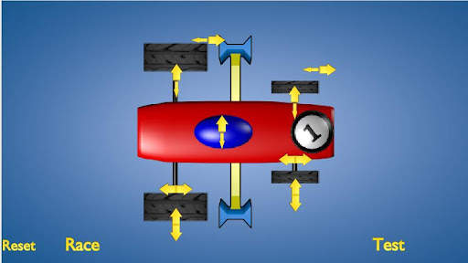 2D Tiny Car Racing Lite screenshot 2