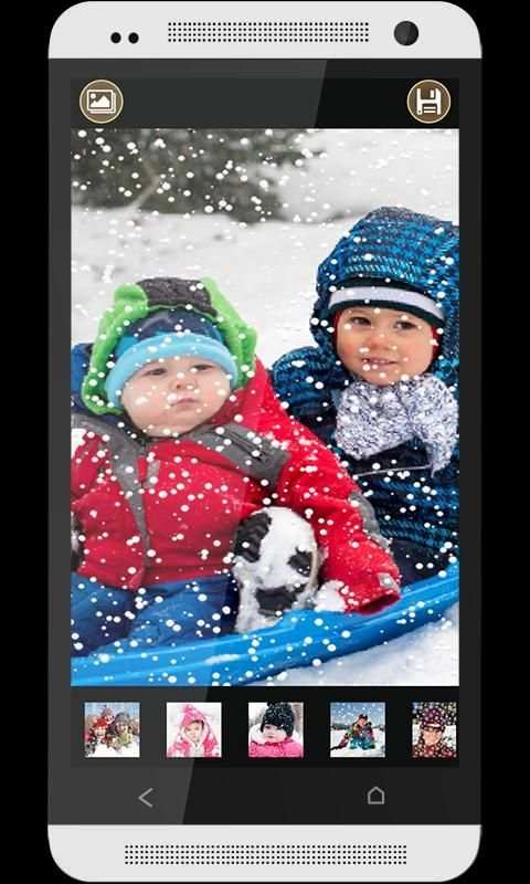 Salju Foto Frozen Effect screenshot 5