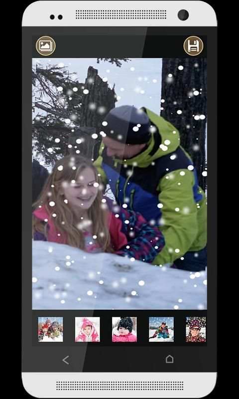 Salju Foto Frozen Effect screenshot 6