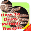How To Draw Mehndi Designs आइकन