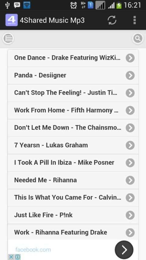4Shared Music Mp3 screenshot 3