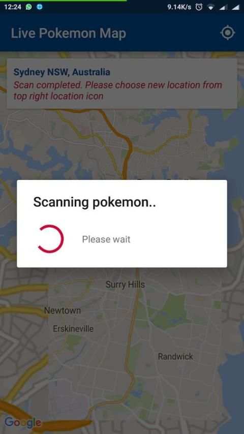 Live Pokemon Map скриншот 2