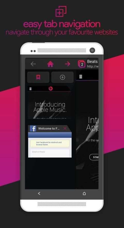 Fenix Browser for Android скриншот 3