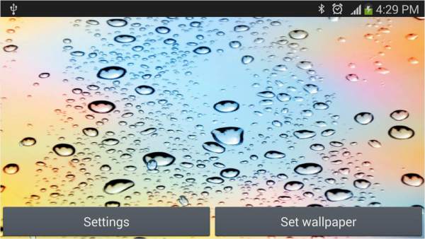 rain on your screen wallpaper screenshot 2