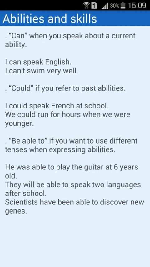 Modal Verbs स्क्रीनशॉट 3