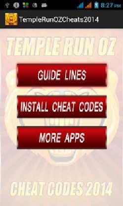 Temple Run OZ Cheat Codes 2014 screenshot 3