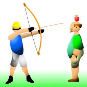 Shoot Apple or friend icon