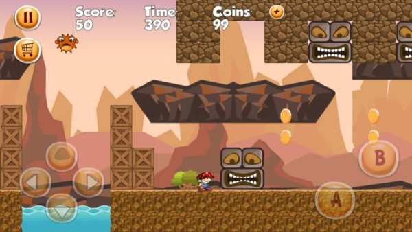 Super Marco World Run 2 स्क्रीनशॉट 2