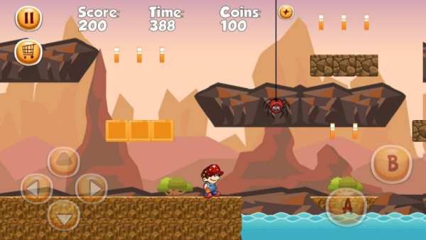 Super Marco World Run 2 स्क्रीनशॉट 3