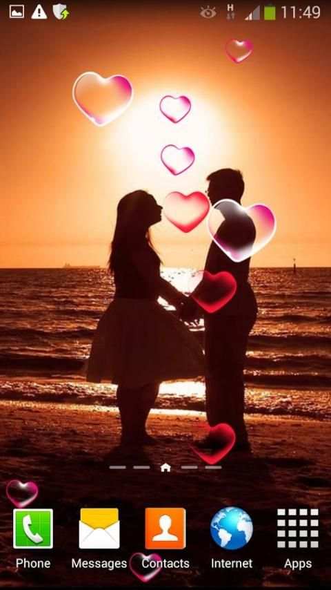 Romantic Live Wallpaper screenshot 8