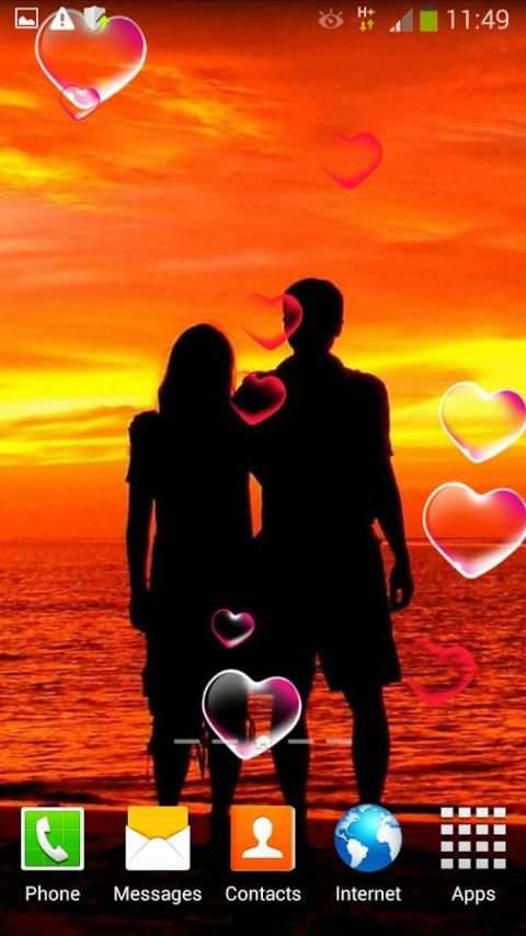 Romantic Live Wallpaper screenshot 7