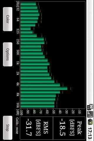 RTA Audio Analyzer स्क्रीनशॉट 2