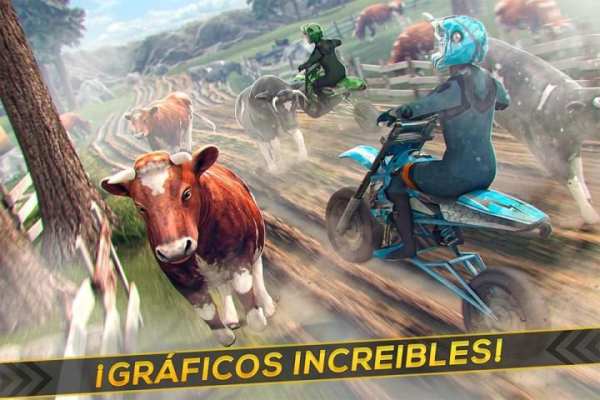 Motocross Carrera en la Granja स्क्रीनशॉट 8