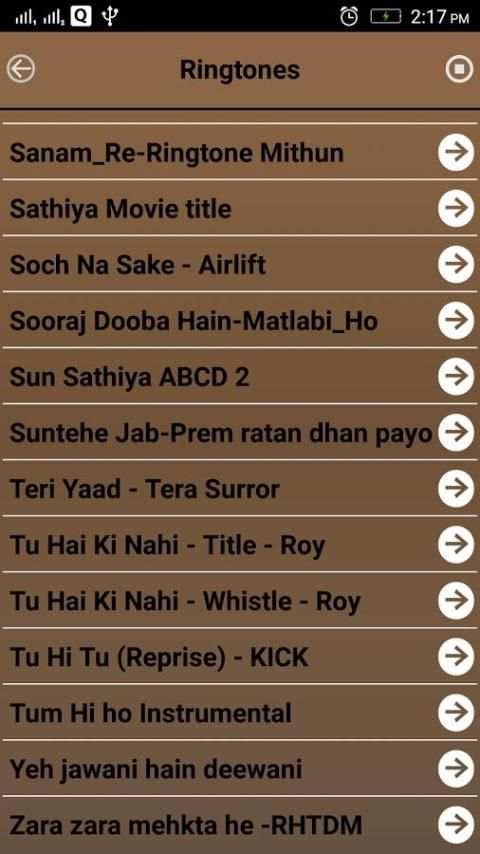 Bollywood 2016 Lovely Ringones скриншот 1