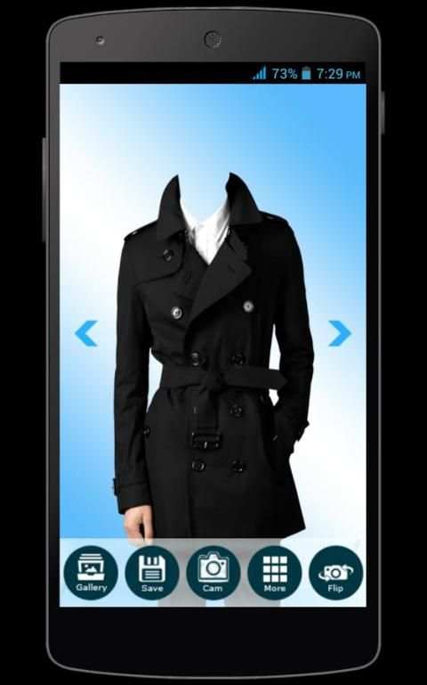 Trench Coat Photo Suit For Men screenshot 4