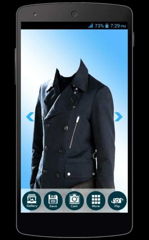 Trench Coat Photo Suit For Men screenshot 1