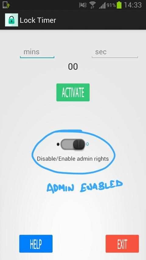 Screen Lock Timer скриншот 2