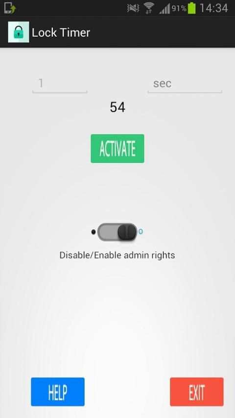 Screen Lock Timer скриншот 5
