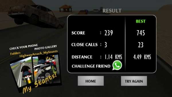 DESERT ATTACK: MOTO KING скриншот 1