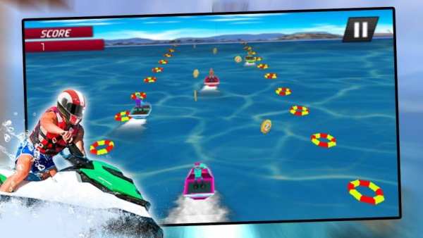 Water Boat Racing 3D скриншот 2