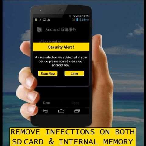 Antivirus for androids 2015 स्क्रीनशॉट 1