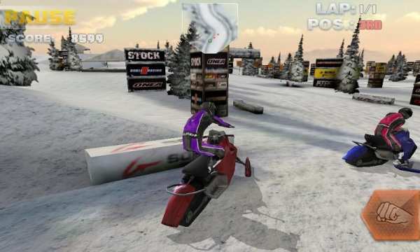 Snow Bike Racing स्क्रीनशॉट 4