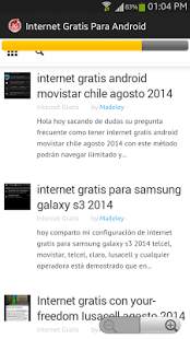 internet gratis 3G y 4G screenshot 1