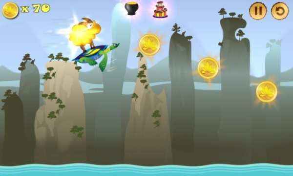 Running sheep 2 - free screenshot 1