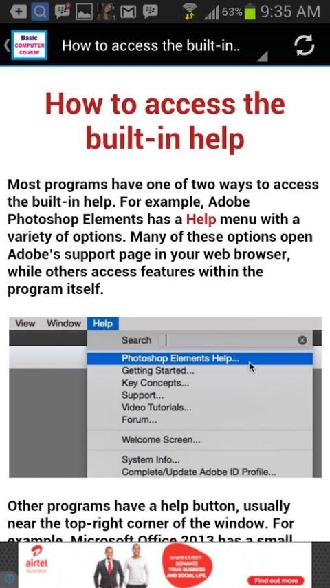 Basic Computer Course скриншот 2