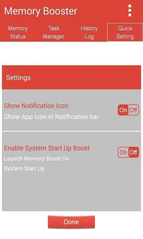 Memory booster + Ram Cleaner скриншот 1