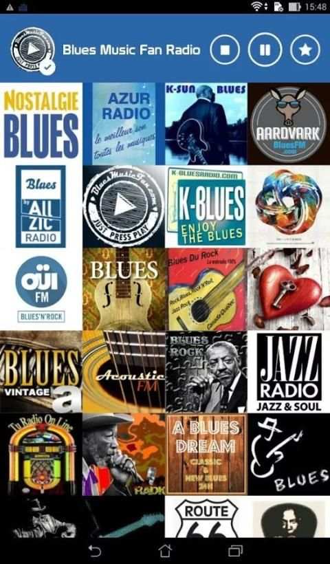 Blues Radio скриншот 1