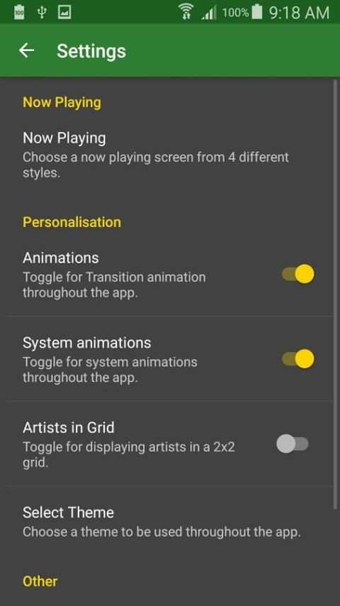 Elite Music Player 2 تصوير الشاشة