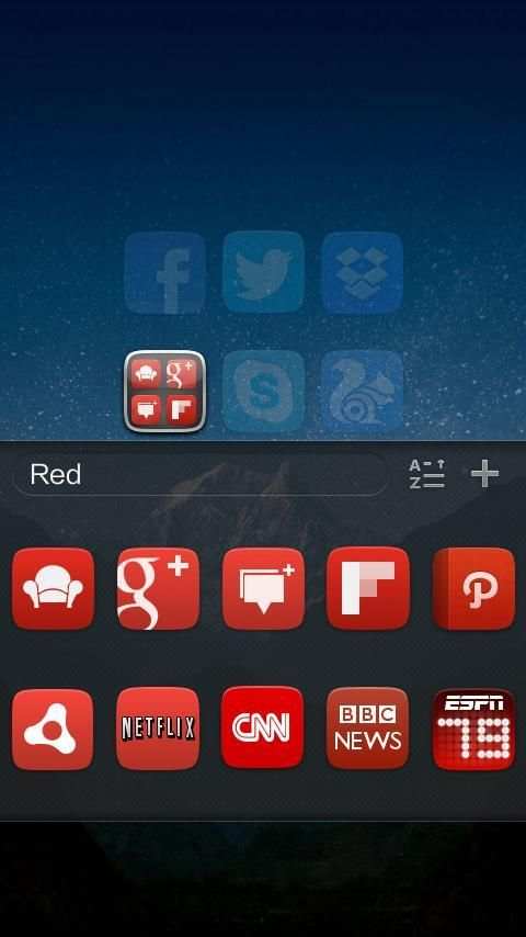 GO Launcher EX UI5.0 theme screenshot 4
