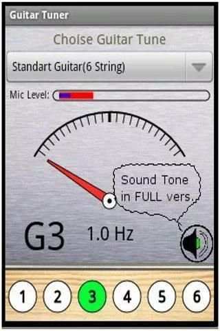 Free Guitar Tuner screenshot 3