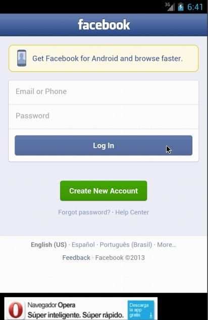 Lite WebApp For FaceBook screenshot 4