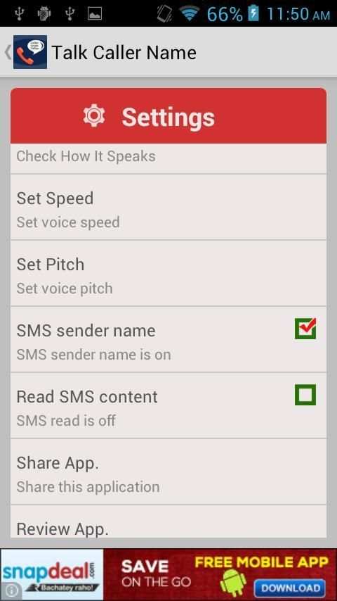 Spoken Caller Name Free скриншот 3