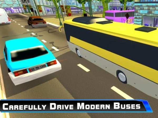 Modern City Tousrist Bus 3D screenshot 3